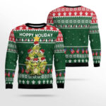 Hoppy Holiday Frog Christmas Tree Ugly Christmas Sweater