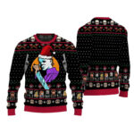 Horror Characters Halloween Ugly Sweater