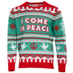 I Come in Peace Ugly Christmas Sweater