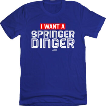 I Want a Springer Dinger T-Shirt Blue