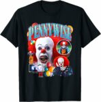 It Pennywise the Clown Collage Horror T-Shirt