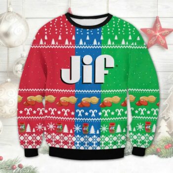 JIF Christmas Ugly Sweater