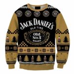 Jack Daniel Christmas Holiday Ugly Sweater