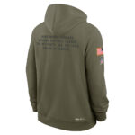 Jacksonville Jaguars Olive 2025 Salute to Service Hoodie