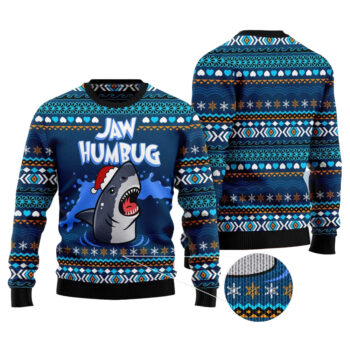 Jaw Humbug Ugly Christmas Sweater