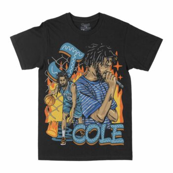 J. Cole "Fire" Graphic T-Shirt