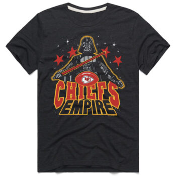 Kansas City Chiefs Charcoal Star Wars x Football League T-Shirt