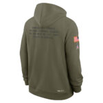 Kansas City Chiefs Olive 2025 Salute to Service Hoodie