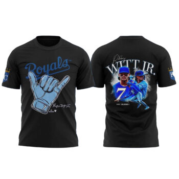 Kansas City Royals Bobby Witt Jr Hand Sign Signature T-Shirt
