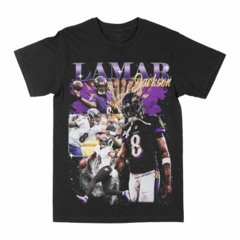 Lamar Jackson "8" Graphic T-Shirt