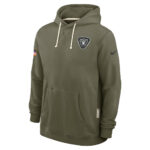 Las Vegas Raiders Olive 2025 Salute to Service Hoodie