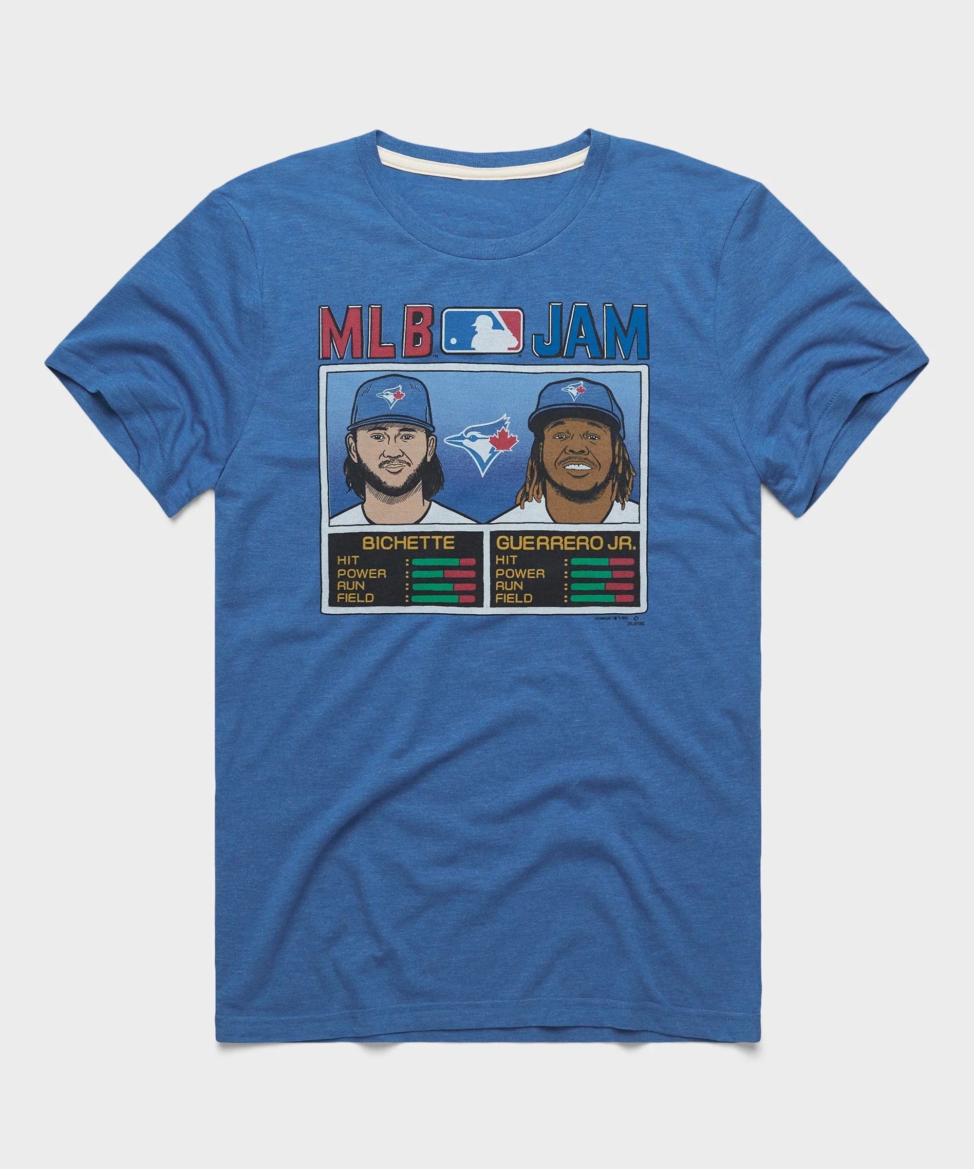 League Baseball Jam Blue Jays Bichette And Guerrero Jr T-Shirt League Baseball Jam Blue Jays Bichette And Guerrero Jr T-Shirt