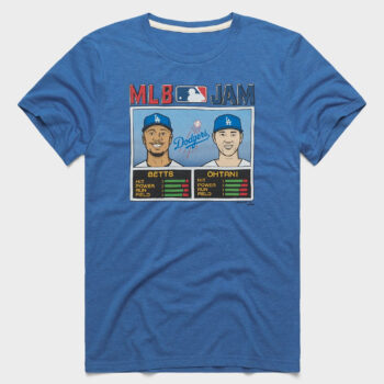League Baseball Jam Dodgers Betts and Ohtani T-Shirt