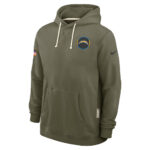 Los Angeles Chargers Olive 2025 Salute to Service Hoodie