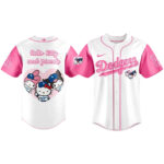 Los Angeles Dodgers Hello Kitty Night Pink Kuromi 2025 Baseball Jersey