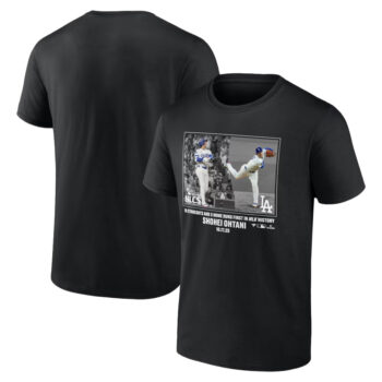 Los Angeles Dodgers Shohei Ohtani Black 2025 Postseason Moment T-Shirt