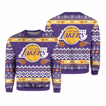 Los Angeles Lakers Ugly Christmas Sweater