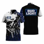 Bud Light Skull Legend Polo Shirt
