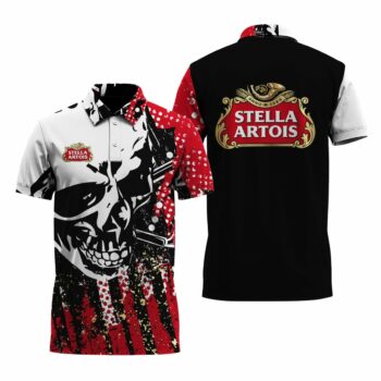 Stella Artois Skull Legend Polo Shirt