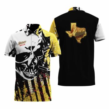 Shiner Bock Skull Legend Polo Shirt