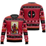 Marvel Jesus Deadpool Ugly Christmas Sweater