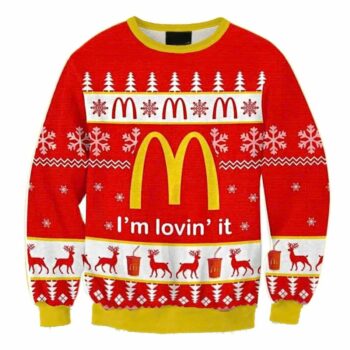 Mcdonald Christmas Ugly Sweater