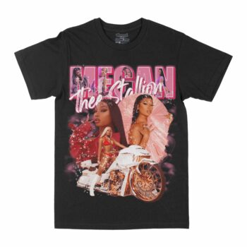 Megan Thee Stallion Pink Graphic T-Shirt
