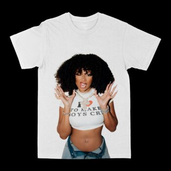 Megan Thee Stallion "Boys Cry" Graphic T-Shirt