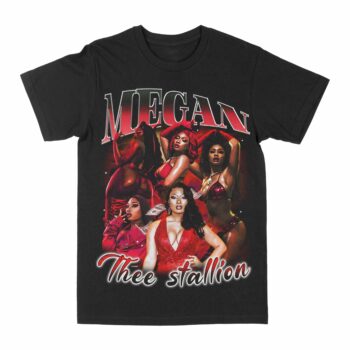 Megan Thee Stallion Red Graphic T-Shirt