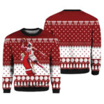 Michael Jordan Santa Playing Basketball Ugly Christmas Sweater