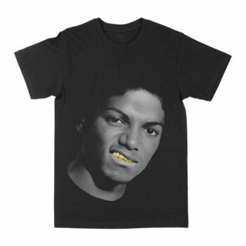 Michael Jackson "Gold Grill" Graphic T-Shirt
