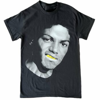 Michael Jackson "Gold Grill Screen Print" Graphic T-Shirt