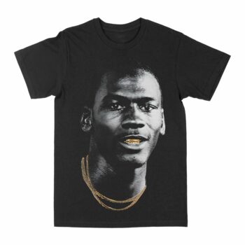 Michael Jordan "Gold Grill" Graphic T-Shirt