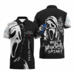 Michelob Ultra Ghostface Scream Polo Shirt