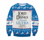 Michelob Ultra Lord Of The Drink Ugly Sweater