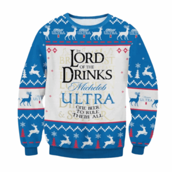 Michelob Ultra Lord Of The Drink Ugly Sweater