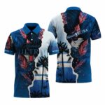 Michelob Ultra Tropical Torn Paper Polo Shirt