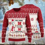 Miller High Life Cat Hat Will Drink Everywhere Ugly Sweater