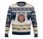 Miller Lite Christmas Peaceful Night Ugly Sweater