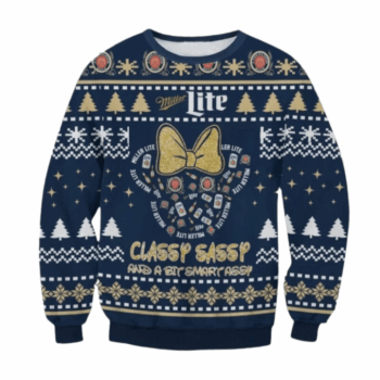 Miller Lite Classy Sassy Ugly Sweater