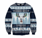 Miller Lite Drinker Bell Ugly Sweater