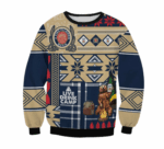 Miller Lite Live Drink Camp Ugly Sweater