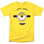 Minions Stuart Face Logo Yellow T-Shirt