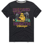 Minnesota Vikings Charcoal Star Wars x Football League T-Shirt