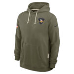 Minnesota Vikings Olive 2025 Salute to Service Hoodie