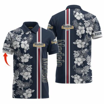 Modelo Collab Flower Polo Shirt
