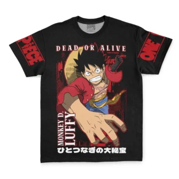 Monkey D. Luffy Dead Or Alive One Piece Streetwear T-Shirt
