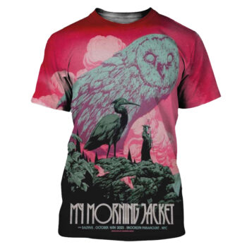 My Morning Jacket New York 2025 Venue Poster At Brooklyn Paramount On October 16 2025 T-Shirt