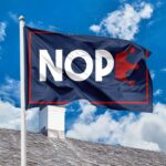 NOPE-No Kings In America Protest House Flag