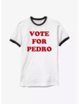 Napoleon Dynamite Vote Pedro Ringer T-Shirt